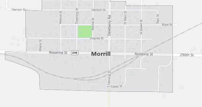 Map of Morrill, KS