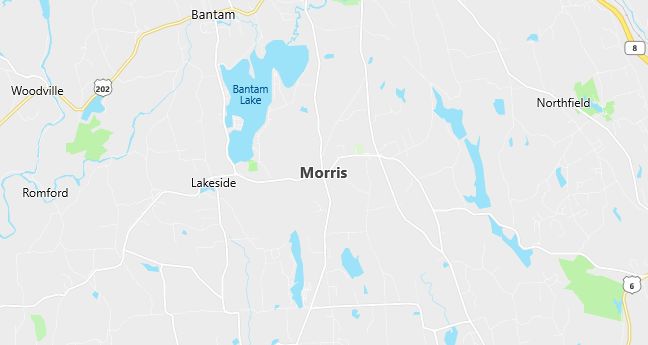 Map of Morris, CT