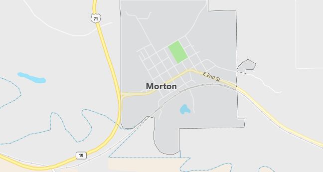 Map of Morton, MN