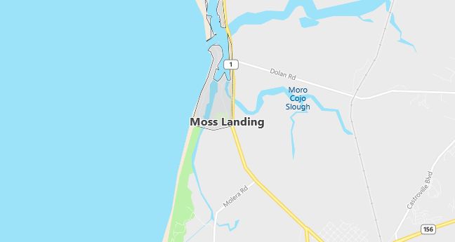 Map of Moss Landing, CA