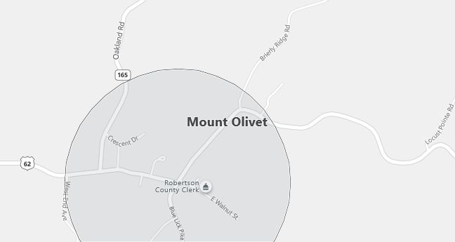 Map of Mount Olivet, KY