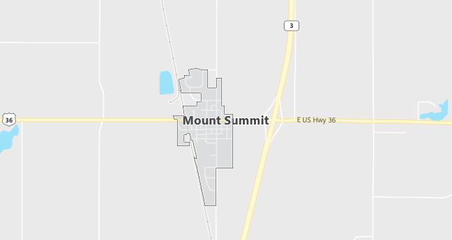 Map of Mount Summit, IN