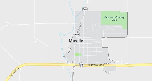 Map of Moville, IA