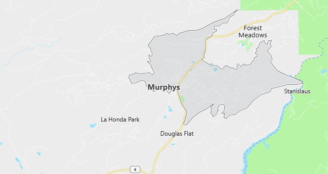 Map of Murphys, CA