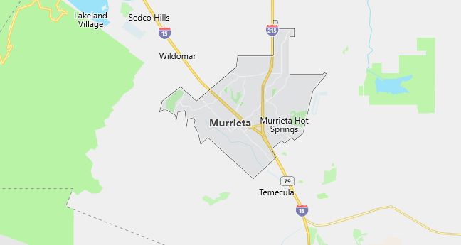 Map of Murrieta, CA