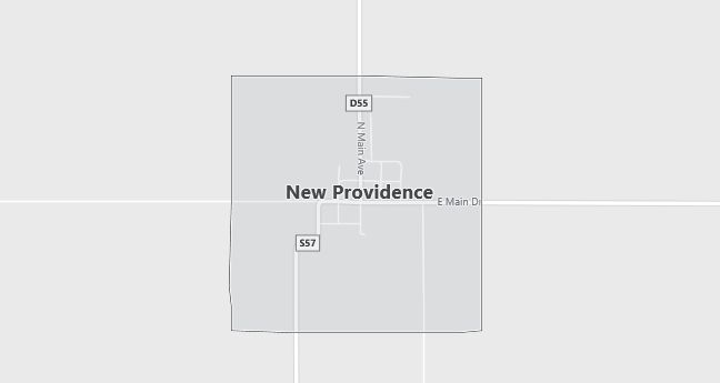 Map of New Providence, IA