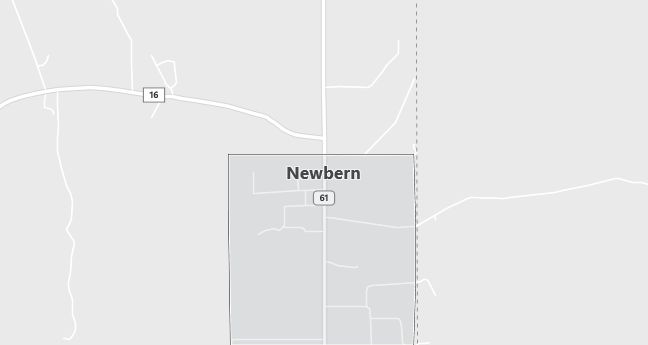 Map of Newbern, AL