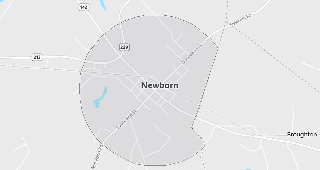 Map of Newborn, GA