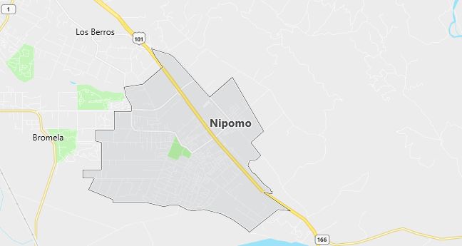 Map of Nipomo, CA