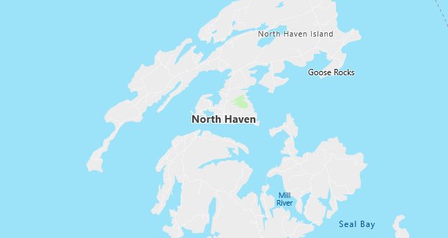 Map of North Haven, ME