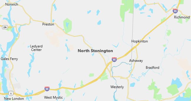 Map of North Stonington, CT