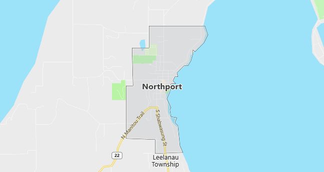 Map of Northport, MI