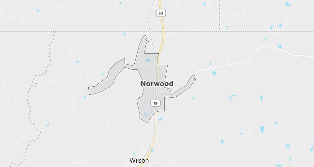 Map of Norwood, LA