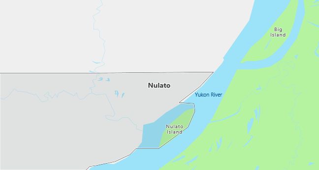 Map of Nulato, AK