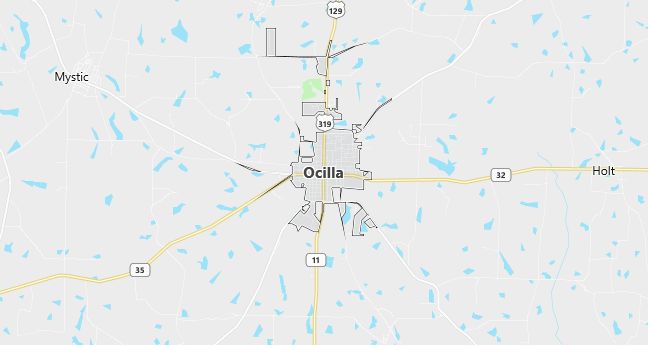 Ocilla Georgia Population Hospitals Airports And Schools BtoBers   Map Of Ocilla GA 