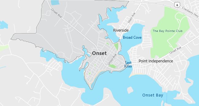 Map of Onset, MA