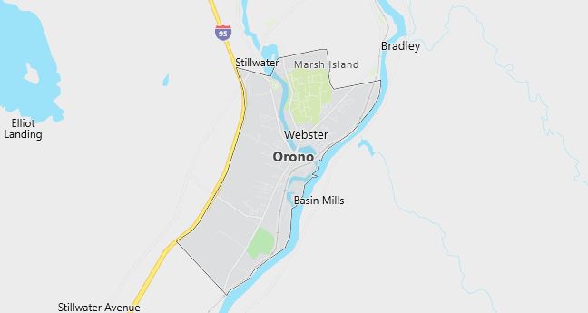 Map of Orono, ME