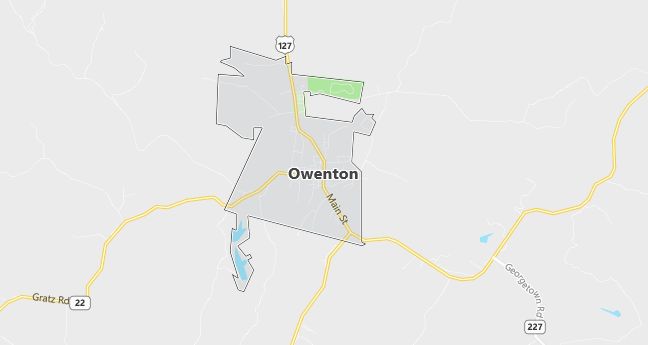 Map of Owenton, KY