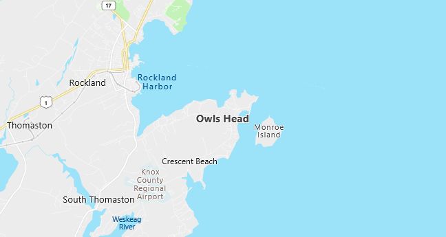 Map of Owls Head, ME