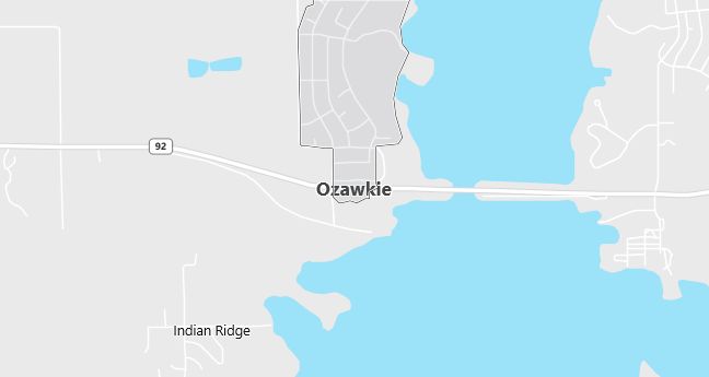 Map of Ozawkie, KS