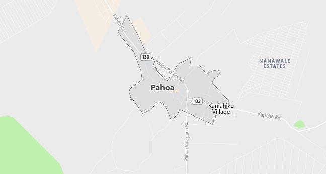 Map of Pahoa, HI