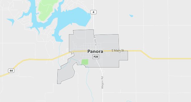 Map of Panora, IA