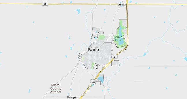 Map of Paola, KS