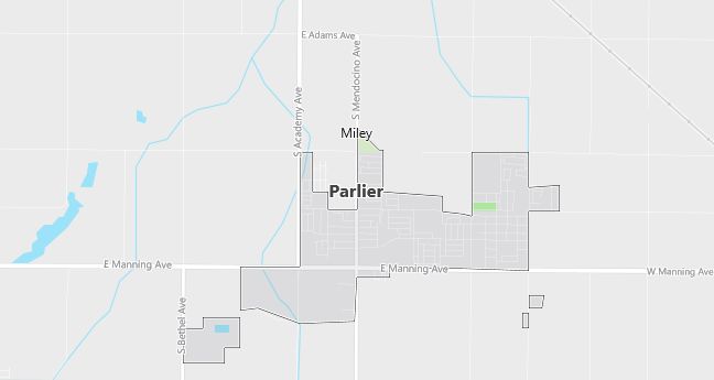 Map of Parlier, CA