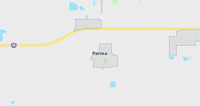 Map of Parma, MI