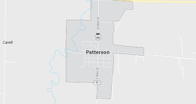 Map of Patterson, AR