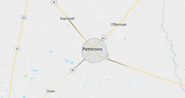 Map of Patterson, GA