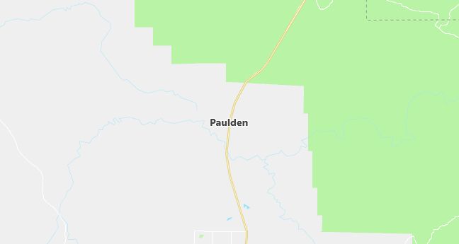 Map of Paulden, AZ