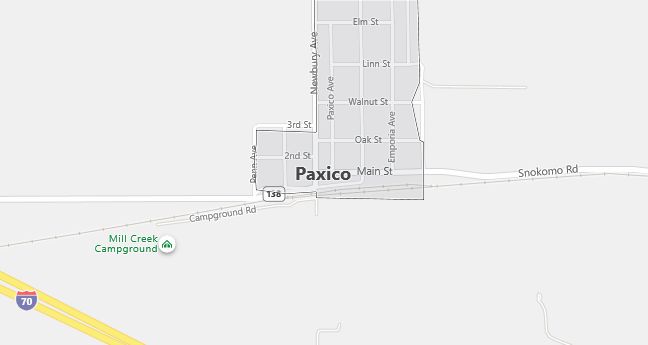 Map of Paxico, KS