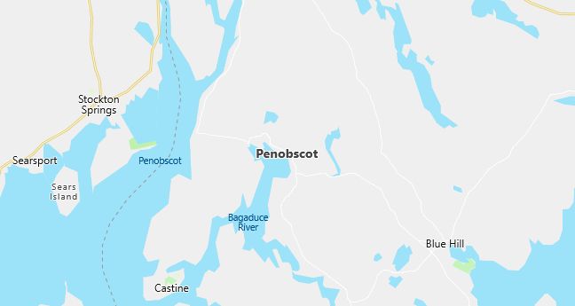 Map of Penobscot, ME