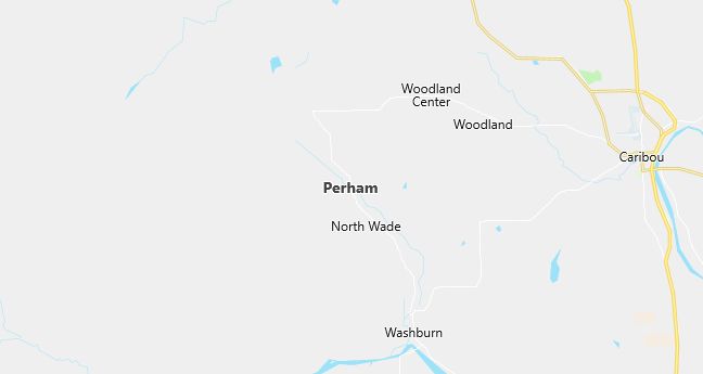 Map of Perham, ME