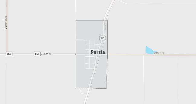 Map of Persia, IA