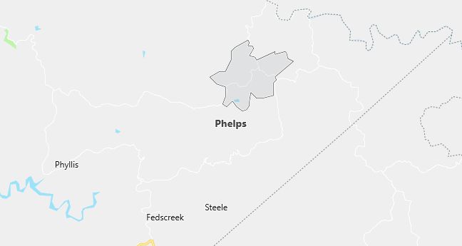 Map of Phelps, KY