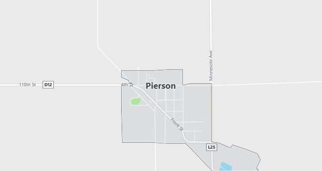 Map of Pierson, IA