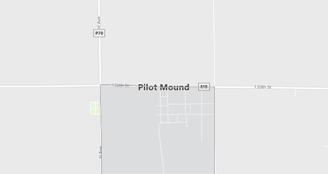 Map of Pilot Mound, IA