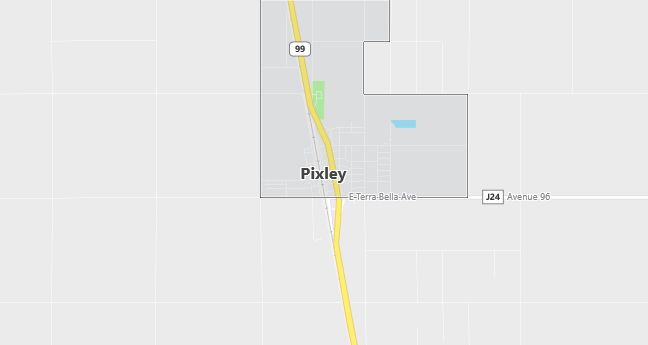 Map of Pixley, CA