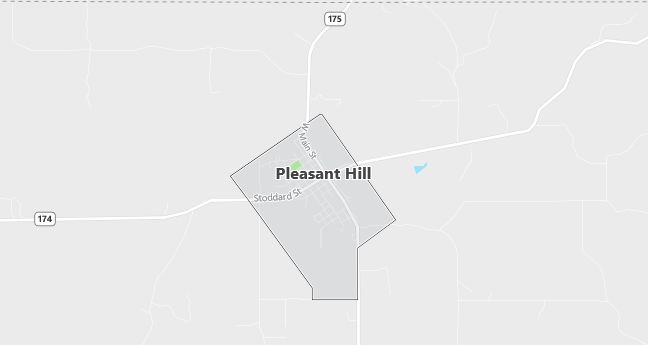 Map of Pleasant Hill, LA