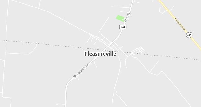 Map of Pleasureville, KY