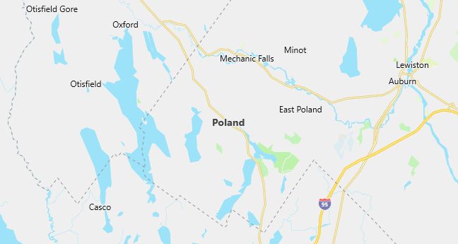 Map of Poland, ME