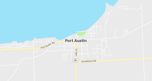 Map of Port Austin, MI