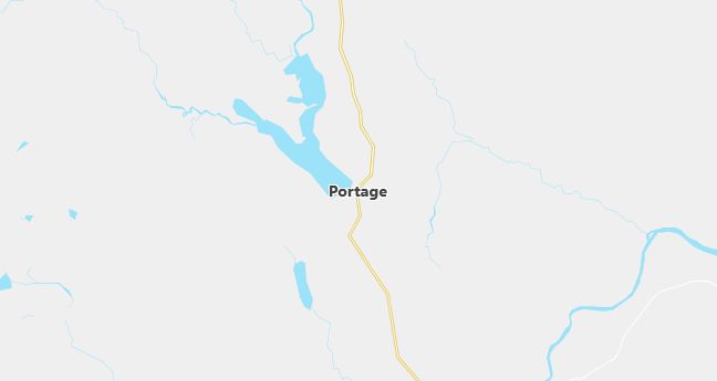 Map of Portage, ME