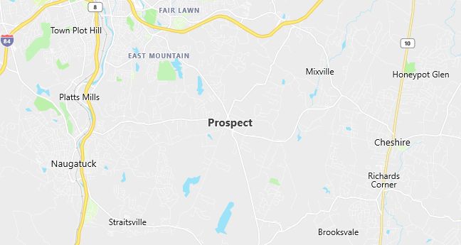 Map of Prospect, CT