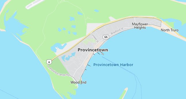 Map of Provincetown, MA