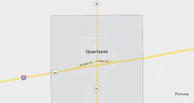 Map of Quartzsite, AZ