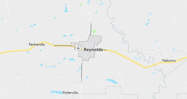 Map of Reynolds, GA