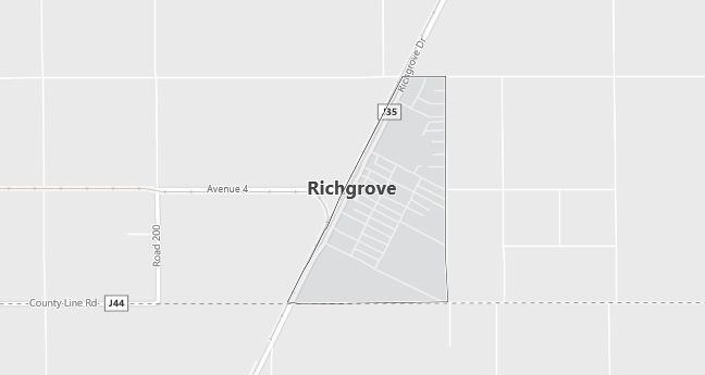 Map of Richgrove, CA